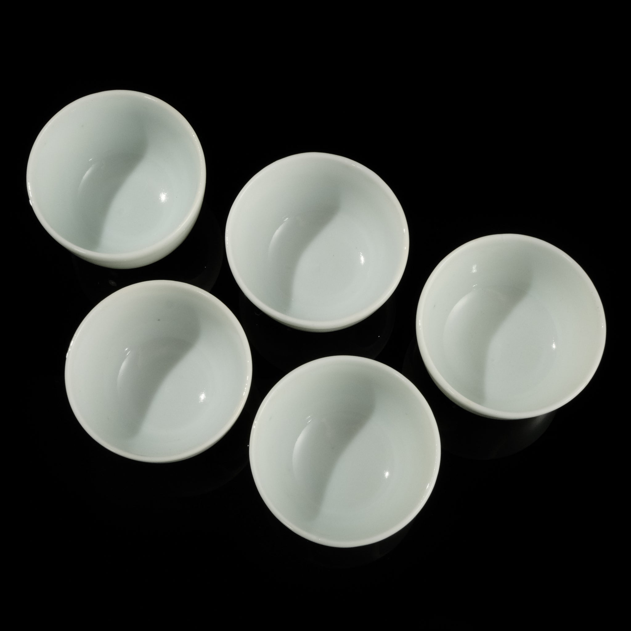 中国　徳化窯白磁　煎茶碗　一對　V　9277E 中国 徳化窯白磁 煎茶碗 一對 V 9277E